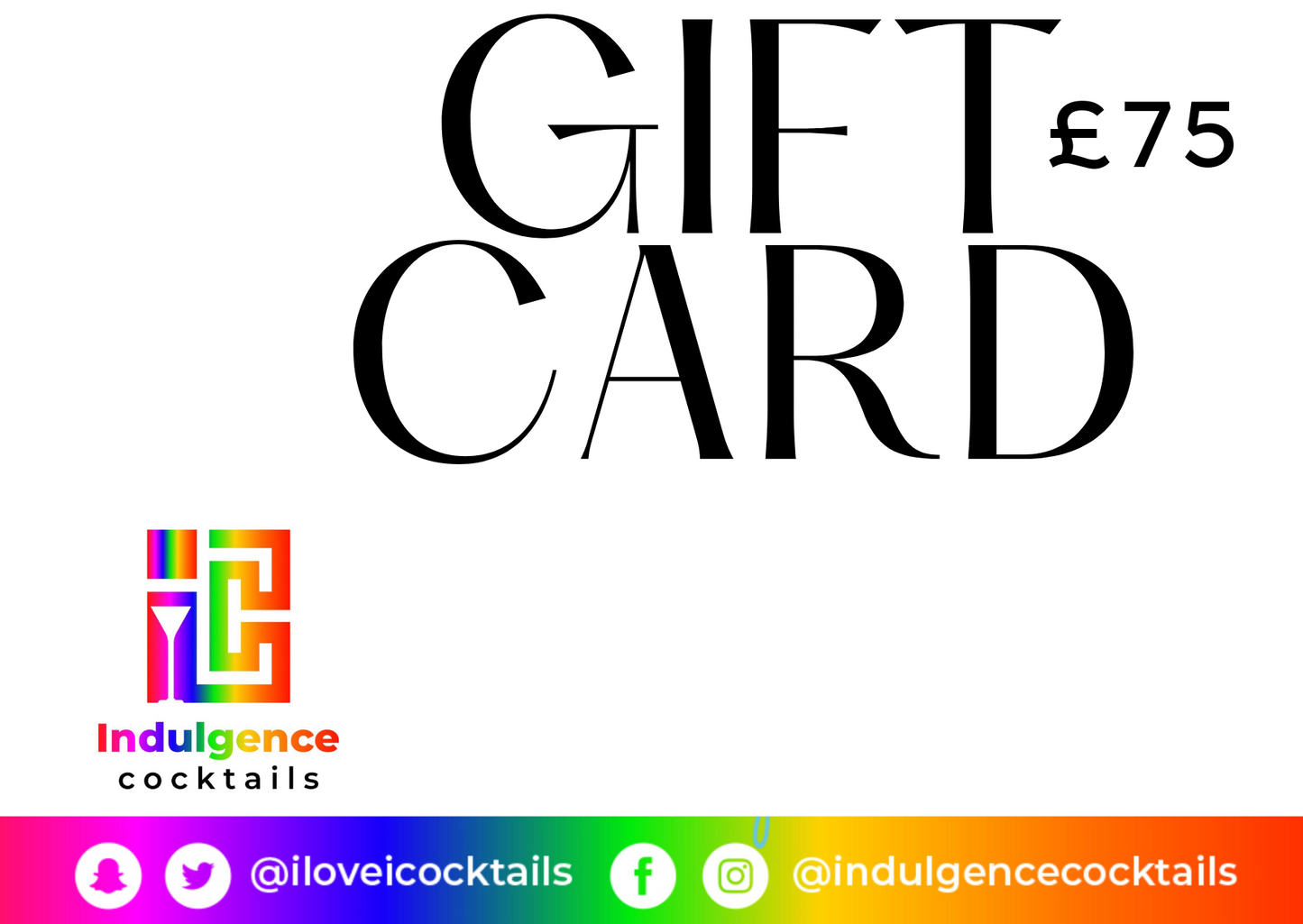 Indulgence Cocktails - Gift Card